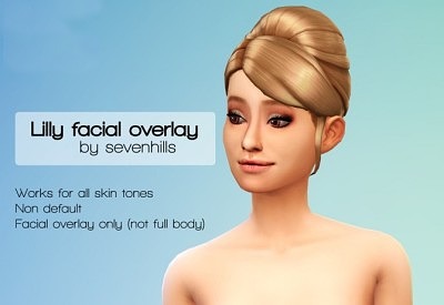 Lily face overlay at Sevenhills Sims