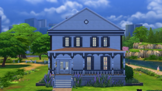 Sims 4 Misty Manor house by VG at SIMple Realty