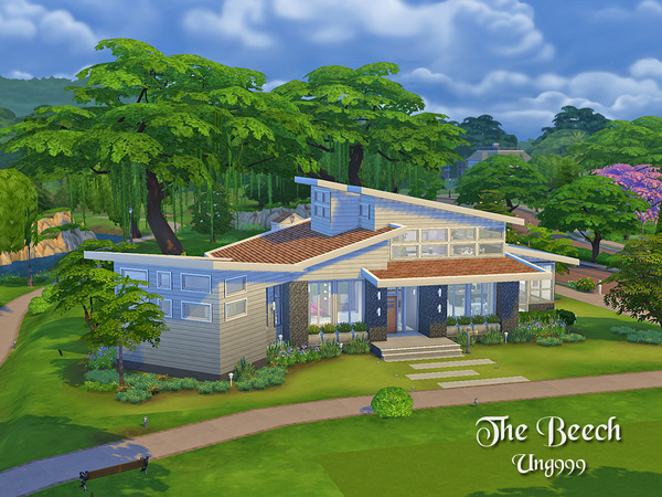Sims 4 The Beech house by ung999 at The Sims Resource
