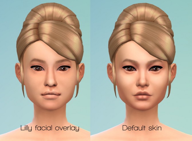 Sims 4 Lily face overlay at Sevenhills Sims