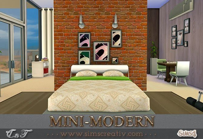 Sims 4 Mini modern by Tanitas8 at Ladesire