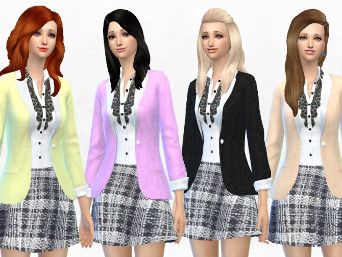 Sims 4 Pastel Blazer at Sakura