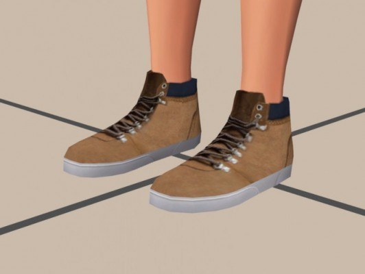 High Cut Shoes at The Young Enzo » Sims 4 Updates