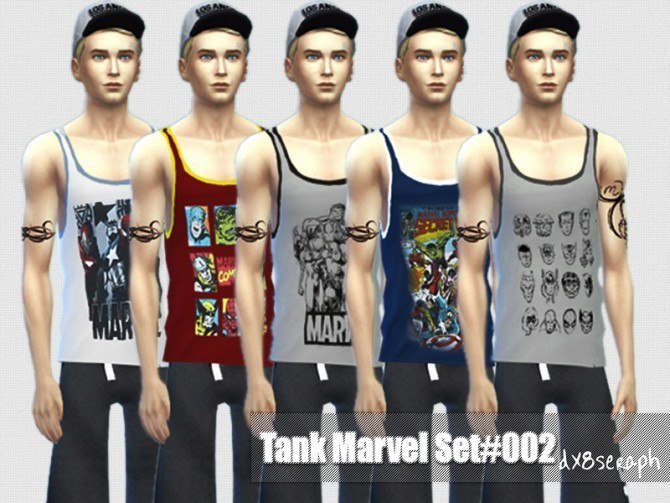 Sims 4 Tank Set Marvel #002 at dx8seraph