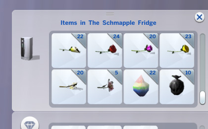 Sims 4 Fridge Stores All Kinds of Harvests by egureh at Mod The Sims