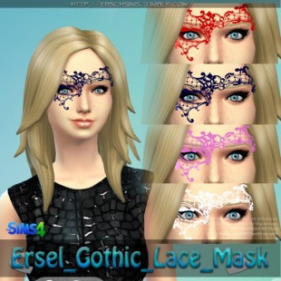 Gothic Lace Mask by Ersel at ErSch Sims » Sims 4 Updates