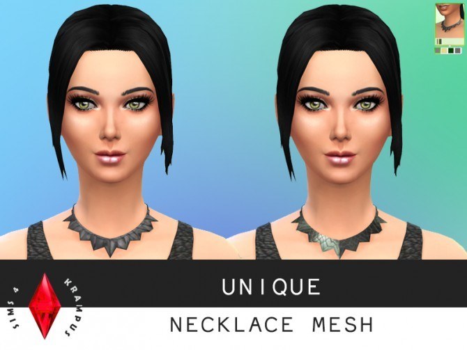 Sims 4 Unique necklace mesh at Sims 4 Krampus