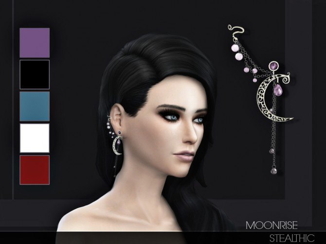Sims 4 Moonrise Ear Cuff at Stealthic