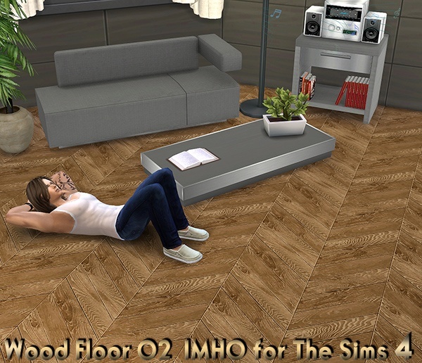 Sims 4 Wood Floor 02 at IMHO Sims 4