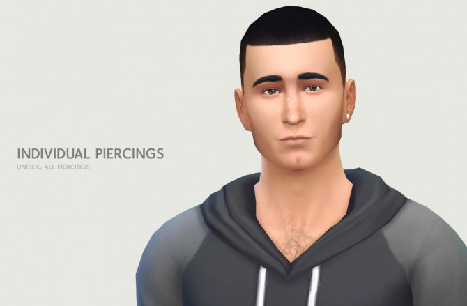 Sims 4 Individual piercings at LumiaLover Sims