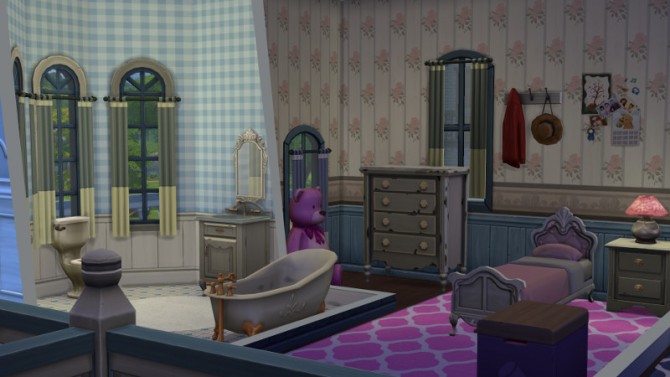 Sims 4 Sheffield Manor by Christine at CC4Sims