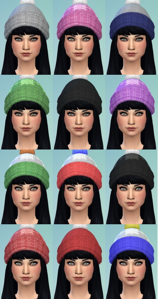 Sims 4 3t4 Seasons Puffball Hat at Pickypikachu