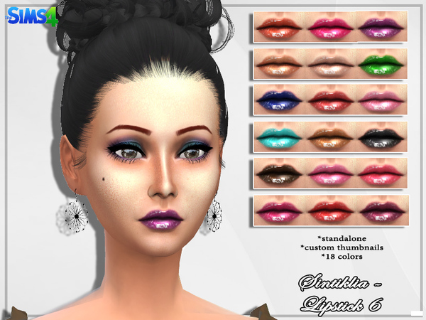 Sims 4 Lipstick 6 by Sintiklia at TSR