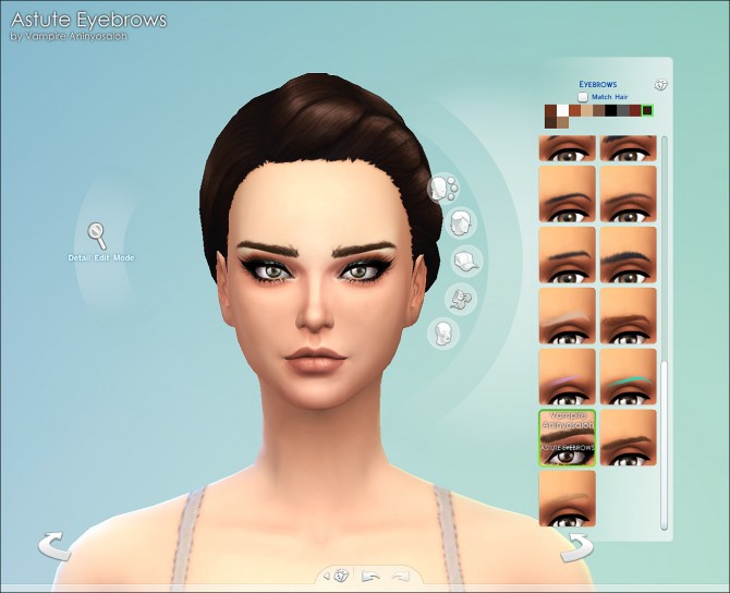 Astute Eyebrows non default by Vampire aninyosaloh at Mod The Sims ...