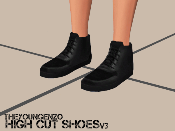 Sims 4 HIGH CUT SHOES V3 at The Young Enzo