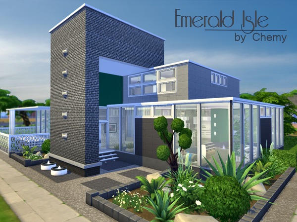 Sims 4 Emerald Isle house by chemy at TSR
