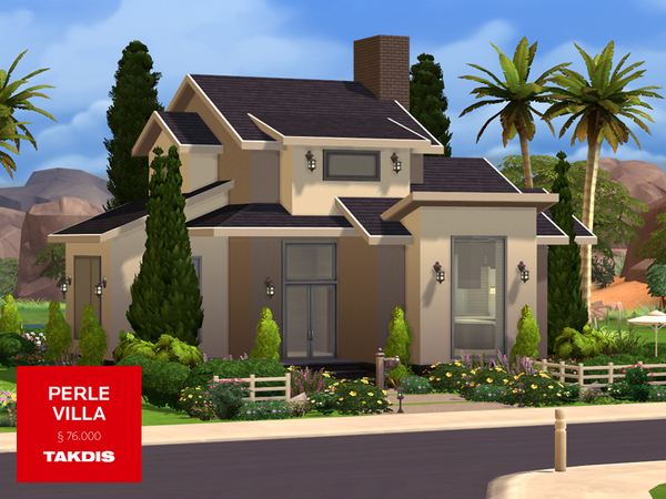 Sims 4 Perle Villa by Takdis at TSR