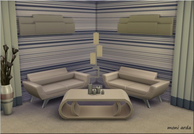 Sims 4 Stripes Wallpapers by Moni at ARDA
