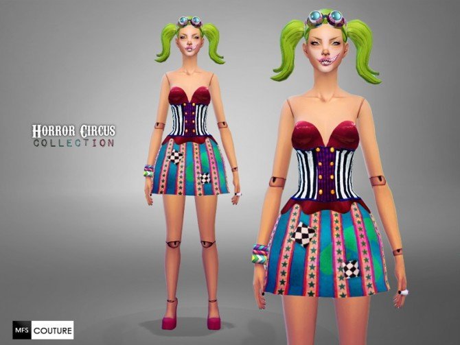 Sims 4 Horror Circus Collection by MissFortune at TSR