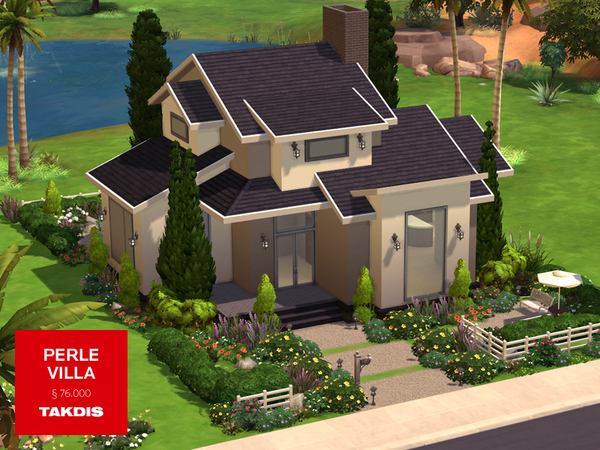 Sims 4 Perle Villa by Takdis at TSR