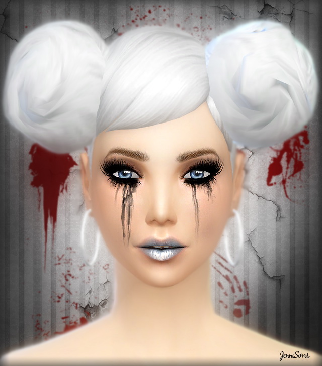 Sims 4 Halloween & tears Makeup at Jenni Sims