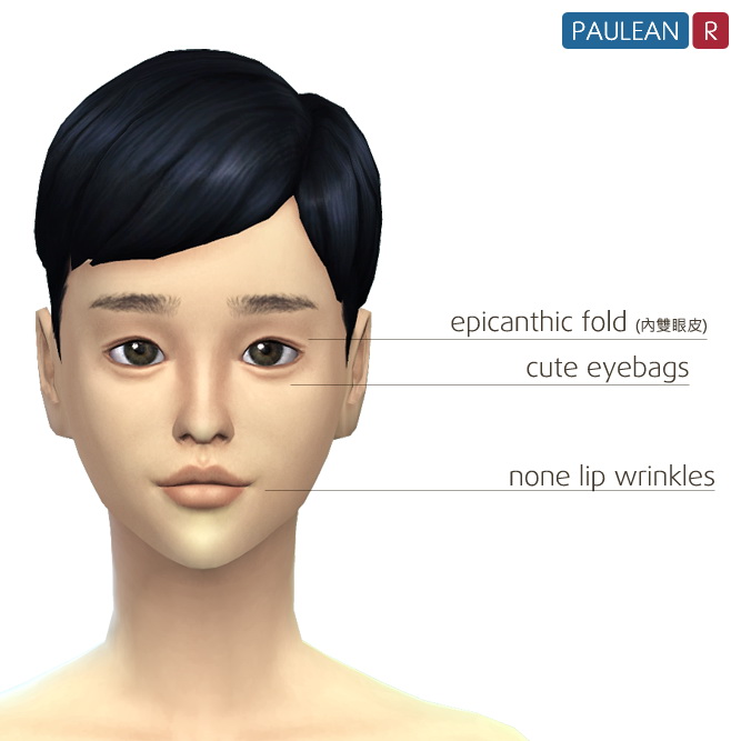 Sims 4 Face skin v1.2 at Paulean R