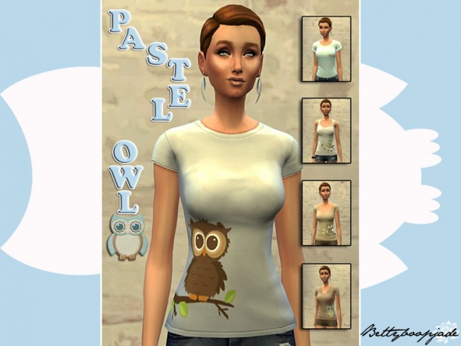 Sims 4 COLLECTION OWLS by Bettyboopjade at Sims Artists