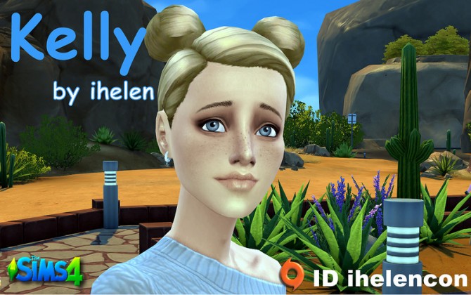 Sims 4 Kelly by ihelen at ihelensims