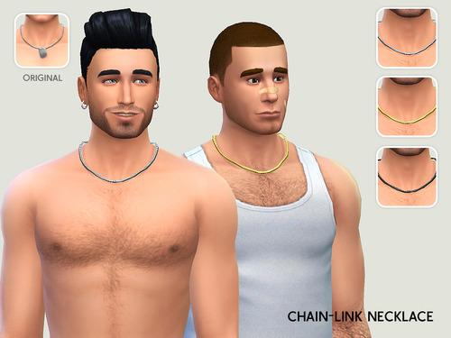 Sims 4 Chain link necklace for dudes at LumiaLover Sims