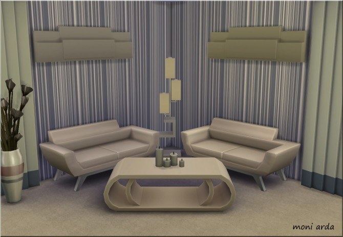 Sims 4 Stripes Wallpapers by Moni at ARDA