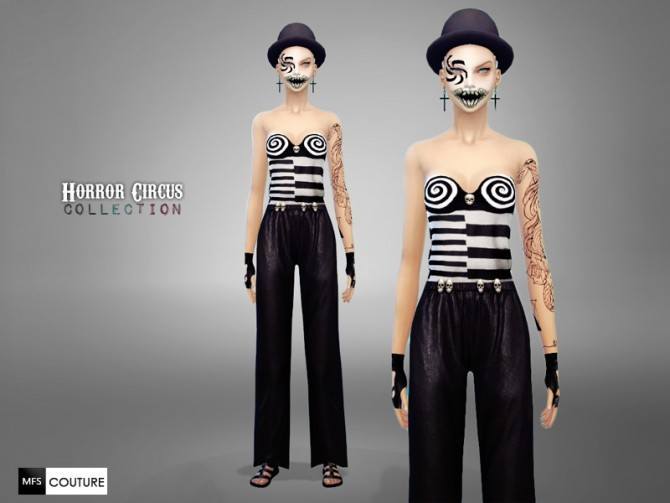 Sims 4 Horror Circus Collection by MissFortune at TSR