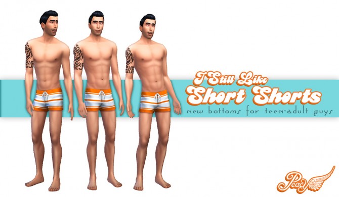 Sims 4 Short Shorts by Peacemaker IC at Simsational Designs