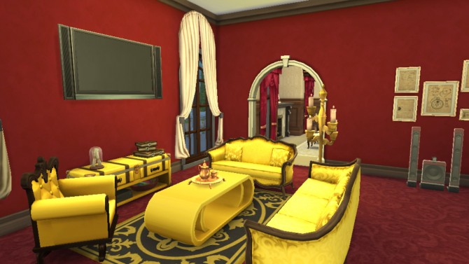 Sims 4 Cordelias Living Room at Sanjana sims