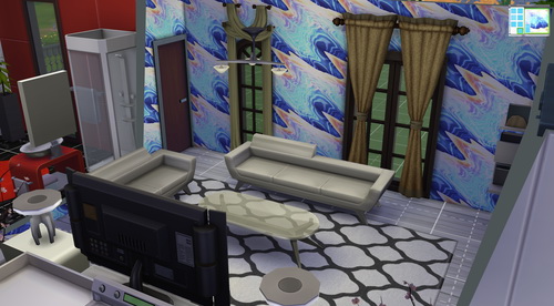 Sims 4 Electric Wallpaper at Darkiie Sims4