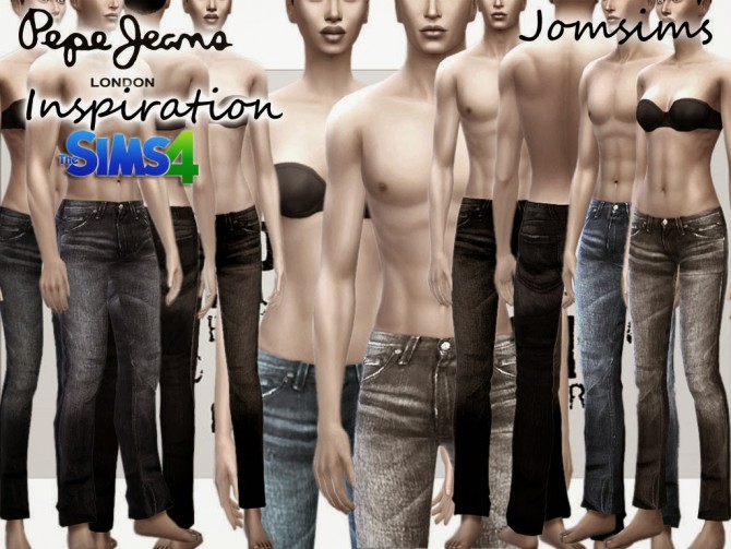 Sims 4 Pepe jeans inspiration at Jomsims Creations