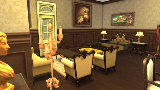 Sims 4 Royal Bedroom at Sanjana sims