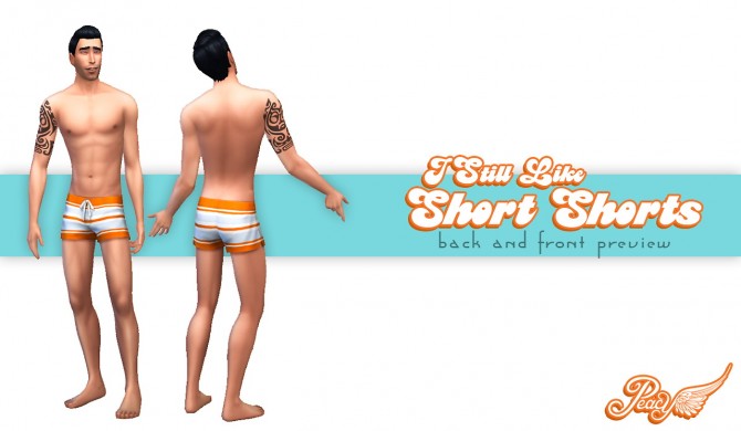 Sims 4 Short Shorts by Peacemaker IC at Simsational Designs