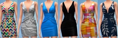 6 Formal Dress Recolors at The Simsperience