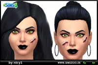Halloween scars by Nicy1 at Blacky’s Sims Zoo