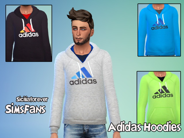 Sims 4 Sport Hoodies by Siciliaforever at Sims Fans