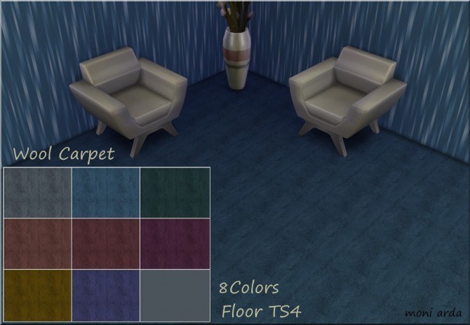 Sims 4 Wool Carpet by Moni at ARDA