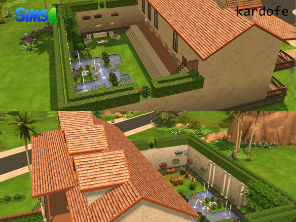Sims 4 The Garden lot by kardofe at TSR