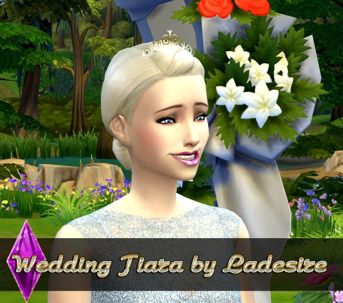 Sims 4 Wedding Tiara at Ladesire