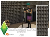 Home Recording Panel Wall by M13 at Sims Fans