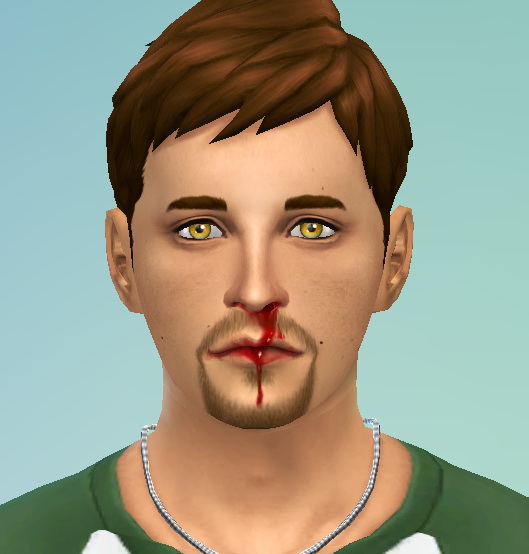 Sims 4 Nosebleed Skin Overlay at Jingleriot’s Sims