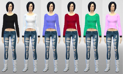 Sims 4 UKTRASH Sweater Recolors at Nekros