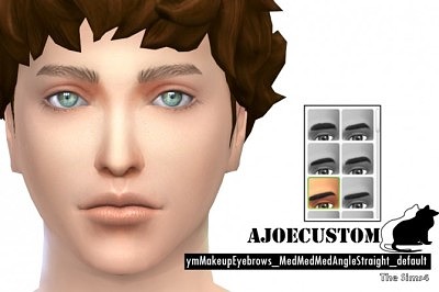 Makeup Eyebrows 18 colors at Ajoe Custom