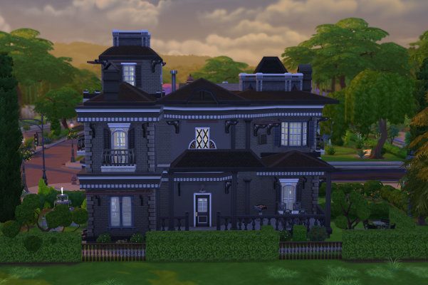 Sims 4 The Addams Family house by Satureja at Blacky’s Sims Zoo