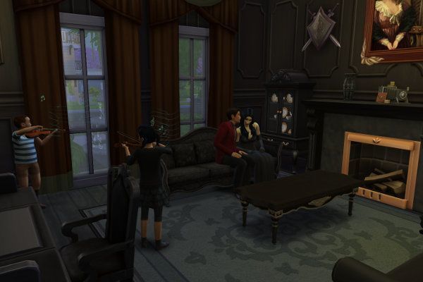 Sims 4 The Addams Family house by Satureja at Blacky’s Sims Zoo