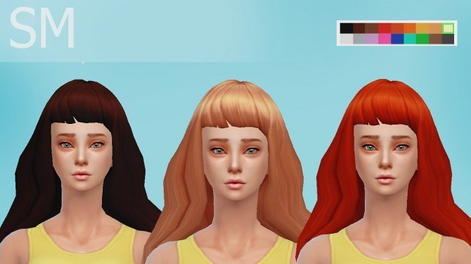 Sims 4 Bee Hair at Simaniacos